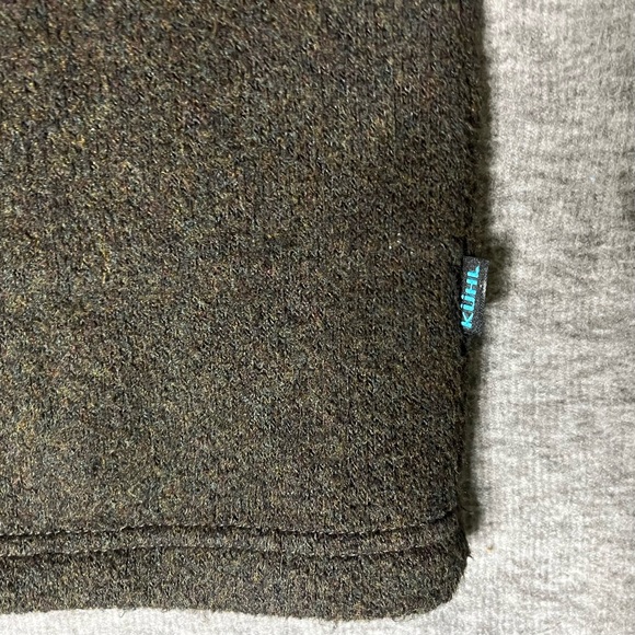 Kuhl Sweater Jacket Mens M Brown 1/4 Zip Alpaca Fleece Pullover Hike Outdoors - Picture 3 of 10